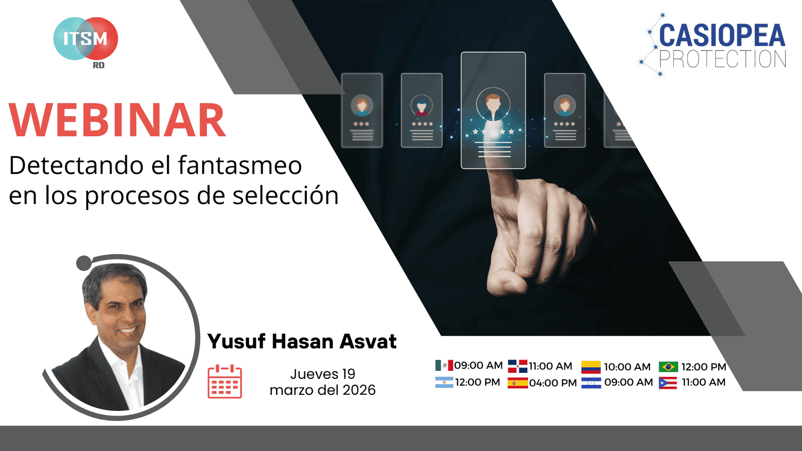 Detectando el fantasmeo en los procesos de selección