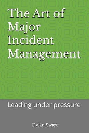 The Art of Major Incident Management: Leading under pressure